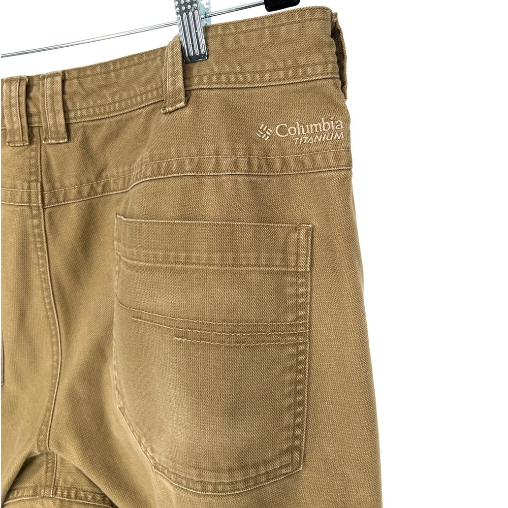 Columbia Men's Pants 40x32 Tan Outdoor Hiking Workwear Cotton‎ Blend GUC - Picture 7 of 11